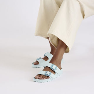 Birkenstock Arizona Stealth Buckle in Surf Green