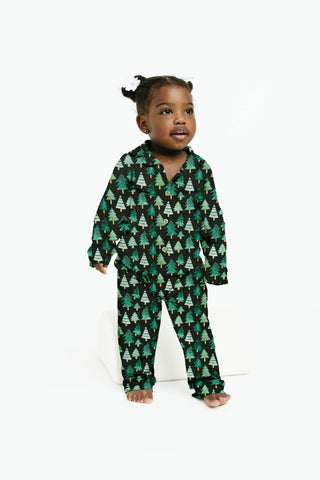 Little One Shop Little Kid Evergreen Button Up Set
