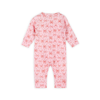 Viverano Bows Zippered Ruffle Jumpsuit