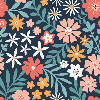 Bird and Bean Baby Maren Floral Pajamas