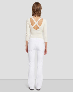 7 for all Mankind Cross Back Ribbed Shirt