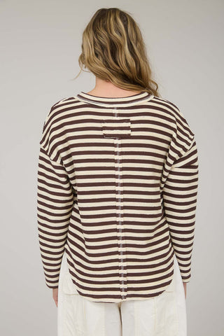 Tisha Split Neck Top