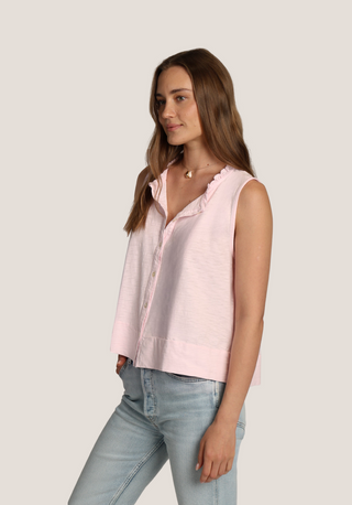 Dylan Hannah Peplum Hi-Lo Top
