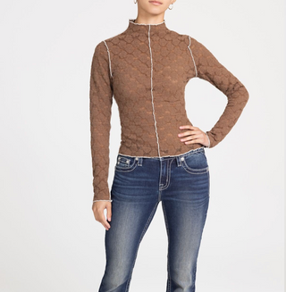 Miss Me Jana Long Sleeve Top