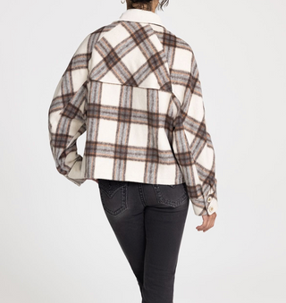 Miss Me Brianne Plaid Jacket