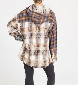 Miss Me Jessie Patch Hooded Top