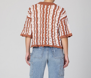 Miss Me Shaina Collared Sweater
