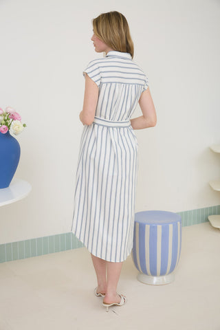 Kendal Button Down Stripe Dress