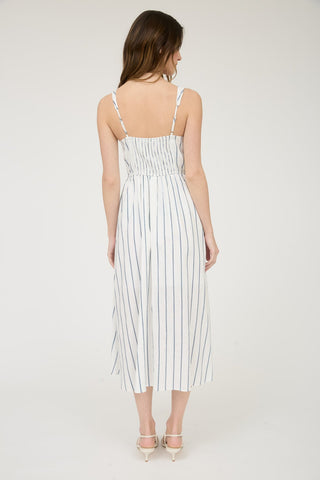 Jennifer Stripe Midi Dress
