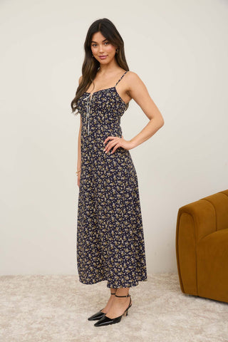 Hannah Floral Midi Dress