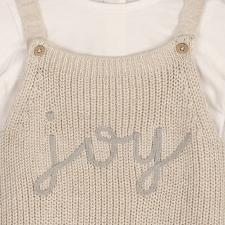 Viverano Joy Embroidered Sweater Overall Set