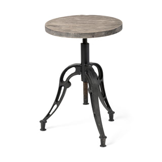 Mercana Emslie I Wood & Metal Stool