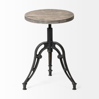 Mercana Emslie I Wood & Metal Stool