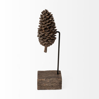 Mercana Pinterra Brown Resin Pinecone Replica Collection