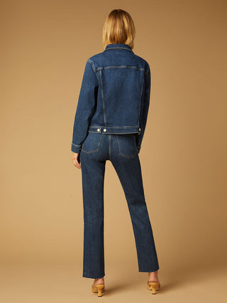 DL1961 Womens Patti Straight High Rise Vintage