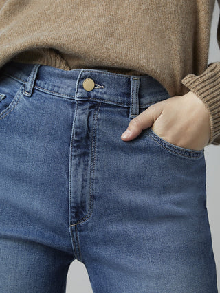 DL1961 Womens Hepburn Wide High Rise Vintage