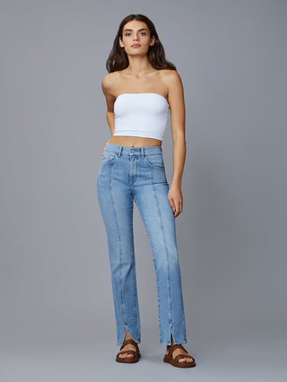 DL1961 Womens Patti Straight High Rise Vintage