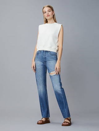 DL1961 Womens Emilie Straight Ultra High Rise Vintage
