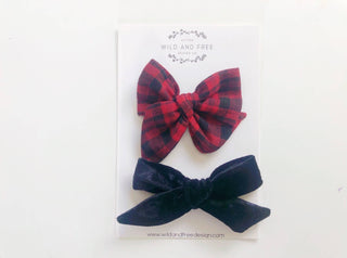 Commons Velvet Bow Set