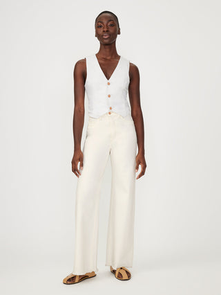 DL1961 Womens Hepburn Wide Leg High Rise Vintage