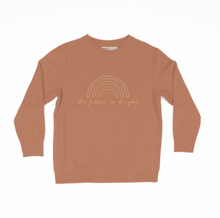 Polished Prints Kids Pullover "Future is Bright"