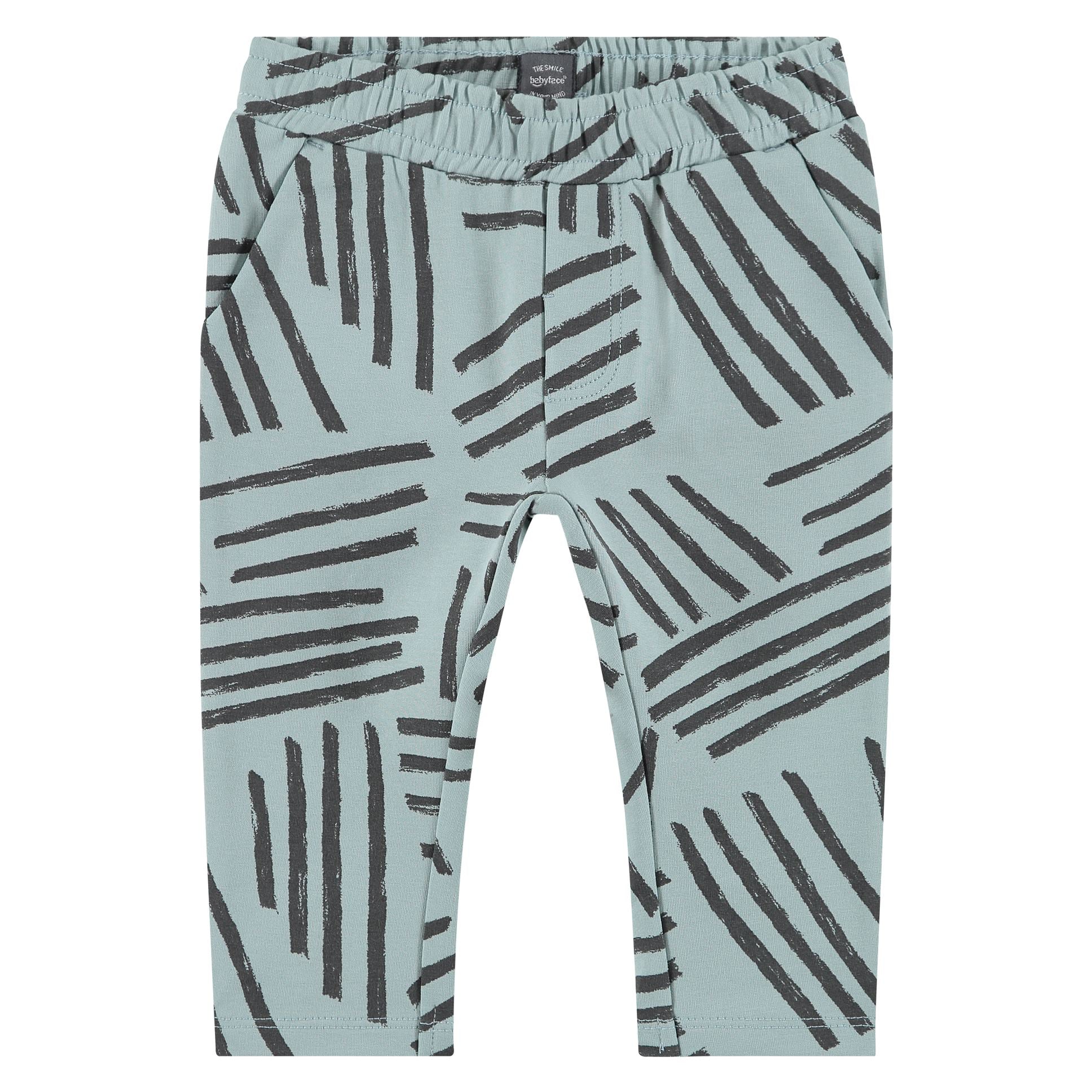 Babyface Boy Sweatpants Lined Pattern