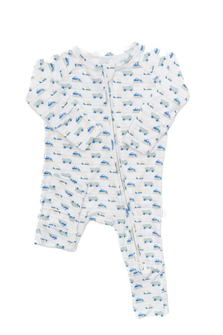 Uptown Baby Boy Construction Zone Sleep Romper