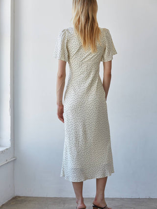 Bailey Dotted Midi Dress