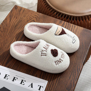 Cozy Martini Slippers