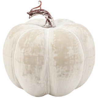 Chalky Tan Pumpkin Decor