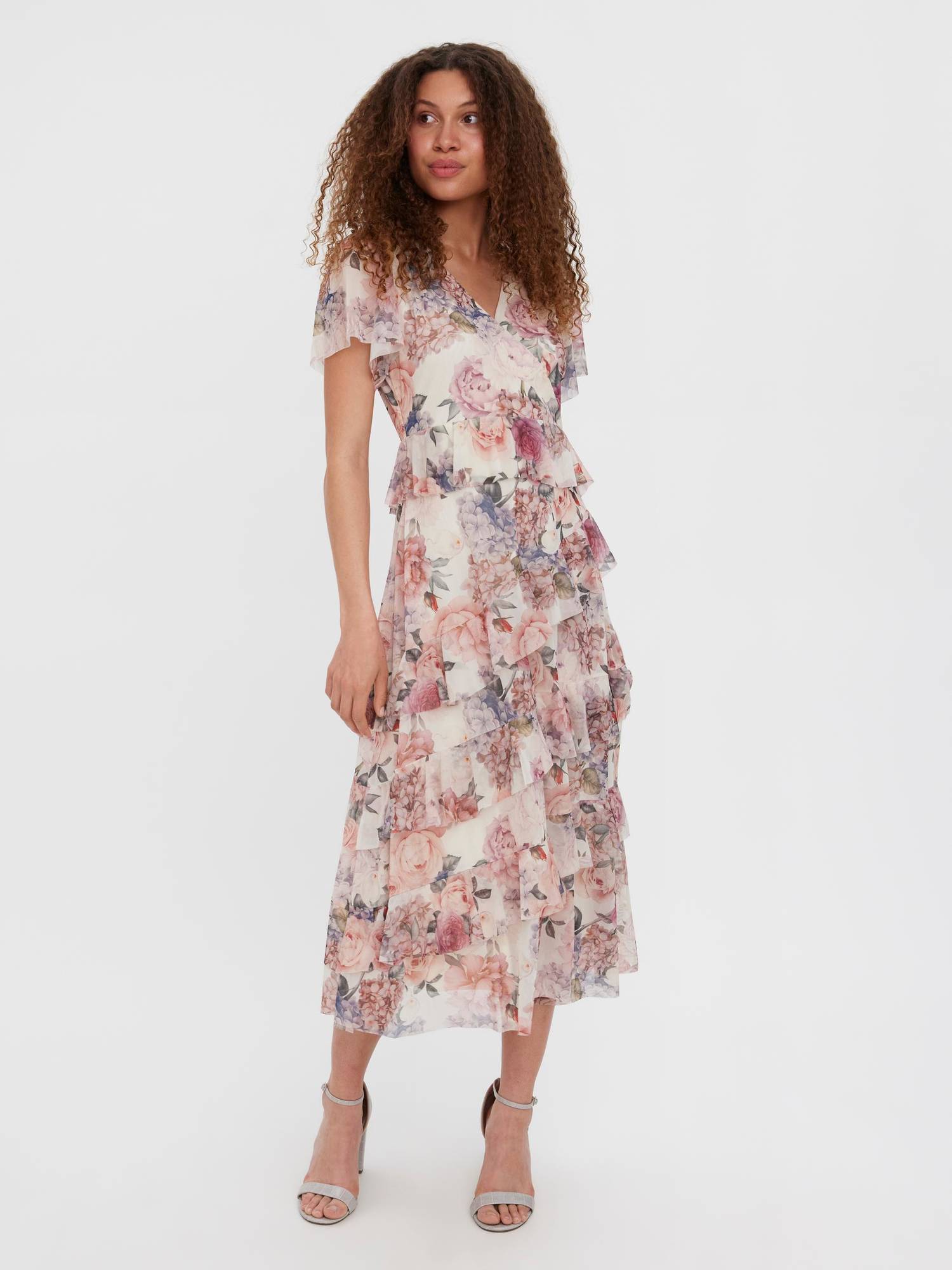 Vero Moda Blair Floral Midi Dress