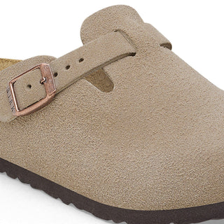 Birkenstock Kids Boston Suede in Taupe