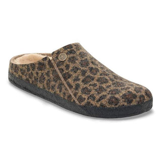 Birkenstock Zermatt Shearling Wool Felt in Leopard