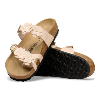 Birkenstock Mayari Leather Flower in Light Rose