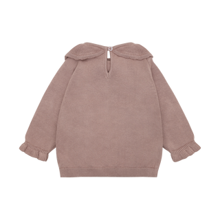 Minymo Baby Girls Fawn Floral Pullover