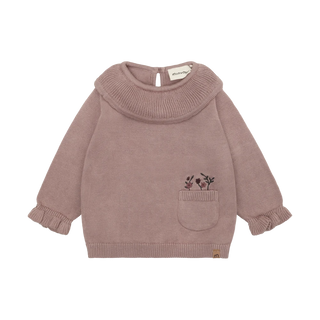 Minymo Baby Girls Fawn Floral Pullover