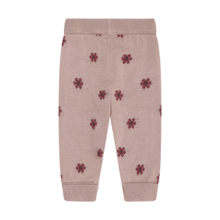 Minymo Baby Girls Floral Knit Pant