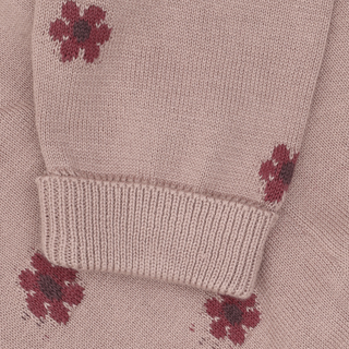 Minymo Baby Girls Floral Knit Pant