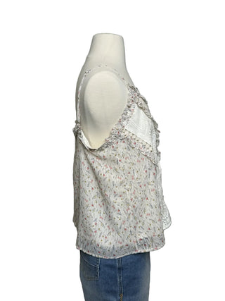 Miss Me Laney Floral Eyelet Cami