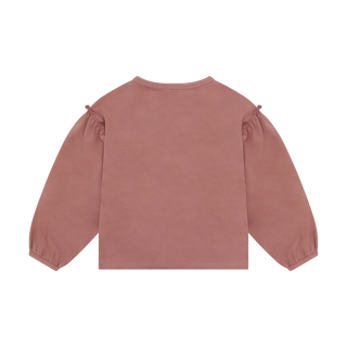 Minymo Girls Horse Sleeved Tee
