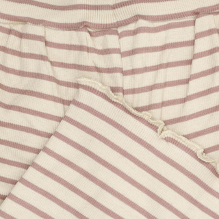 Minymo Girls Striped Ribbed Pant
