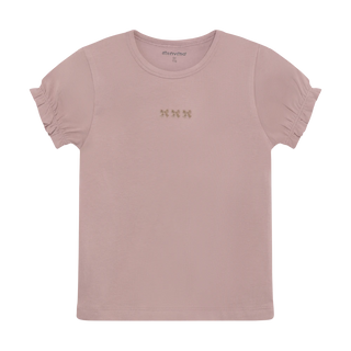 Minymo Girls Fawn Bow Tee