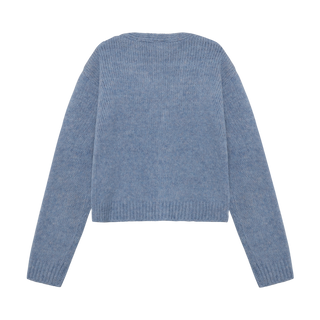 Minymo Girls Floral Knit Cardigan