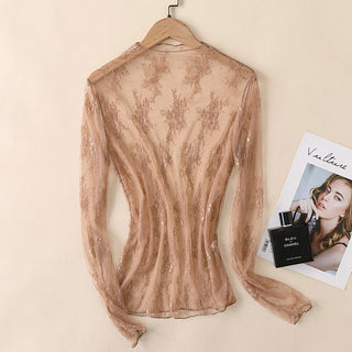 Teresa Sheer Mesh Lace Top