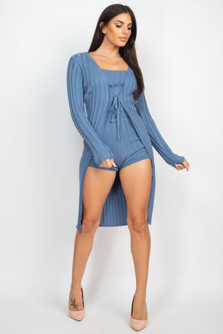 Jessica Self-Tie Cardigan Sweater