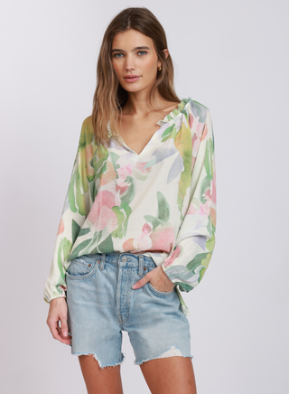 Dylan Melanie Ruffle Top