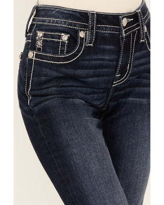 Miss Me Maci Dream Catcher Mid Rise Boot Cut