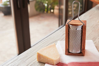 Verve Italian Olivewood Box Cheese Grater