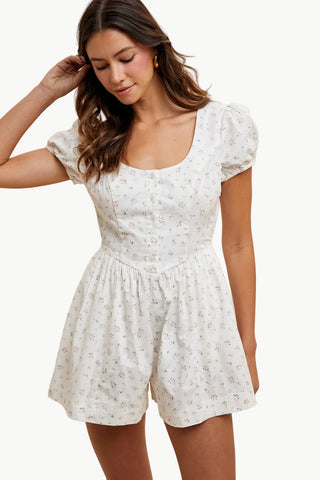 Candice Puff Romper