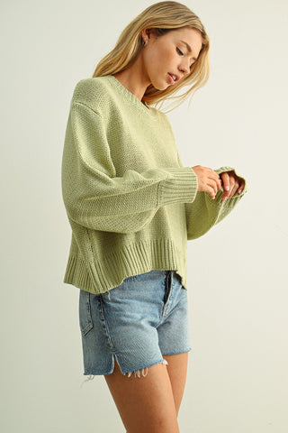 Jessica Balloon Sleeve Sweater